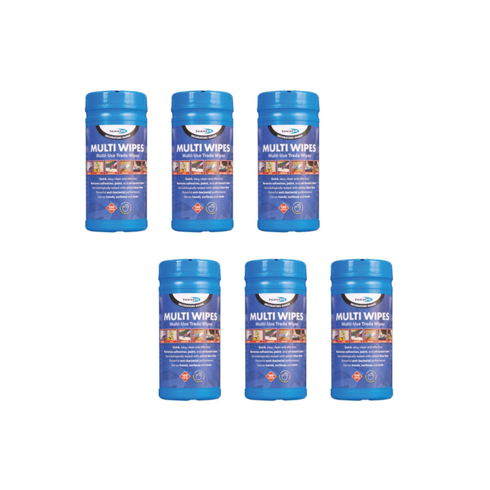 Bond It Decorators Range Multi Use Wipes For Trade Use 100 Wipes - Pack of 6