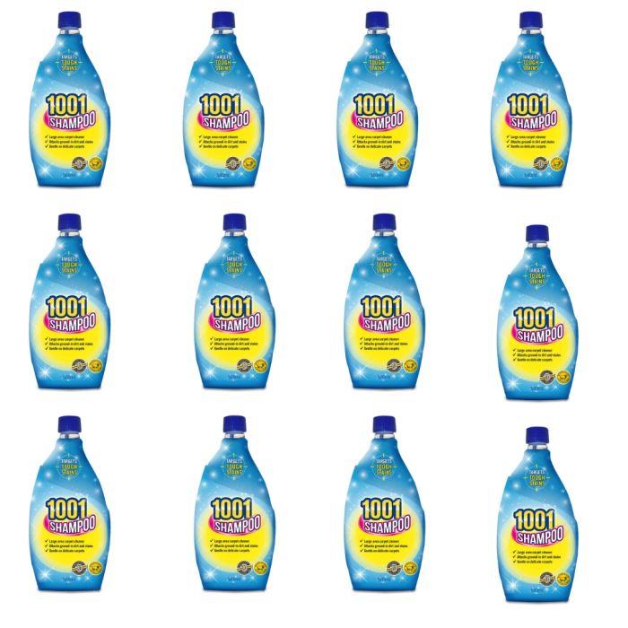 
1001 Carpet Shampoo Cleaning Solution 500ML - Pack of 12
