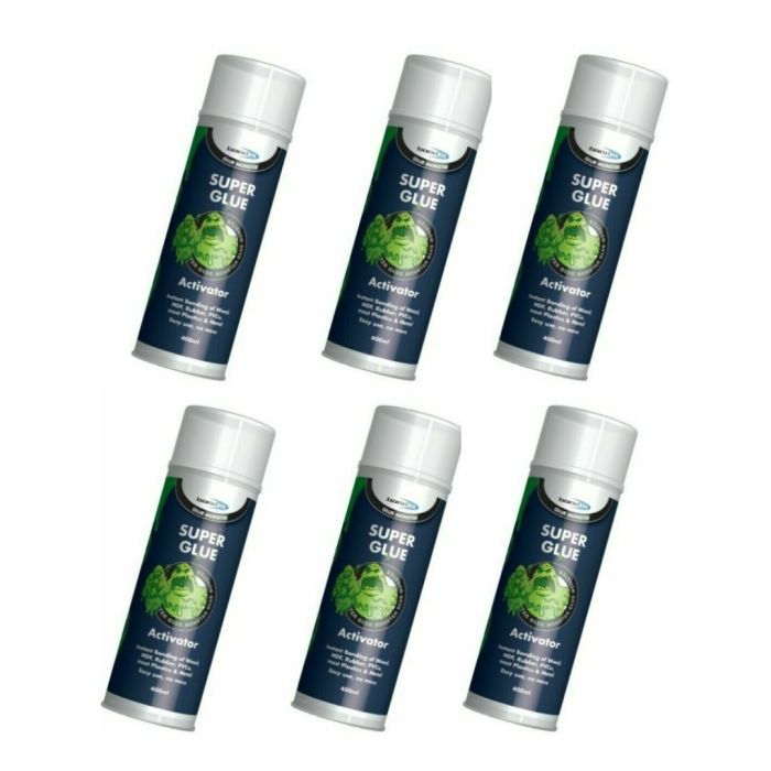 Bond It Glue Monster Super Glue Activator Spray 400ml - Pack of 6