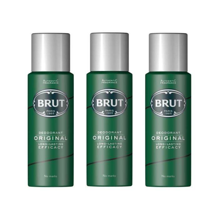 Brut Original Deodorant Body Spray for Men 200ml - Pack of 3