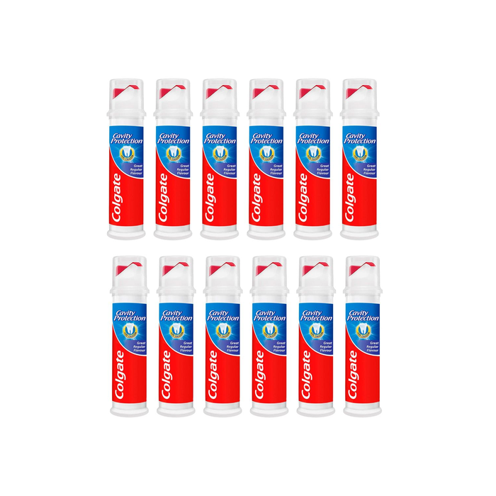 Colgate Fluoride with Calcium Toothpaste Cavity Protection Pump 100ml